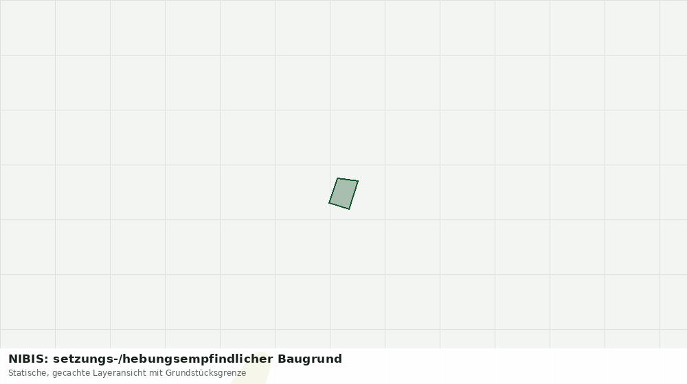 Statische Kartenansicht: NIBIS: setzungs-/hebungsempfindlicher Baugrund