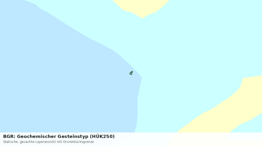 Statische Kartenansicht: BGR: Geochemischer Gesteinstyp (HÜK250)