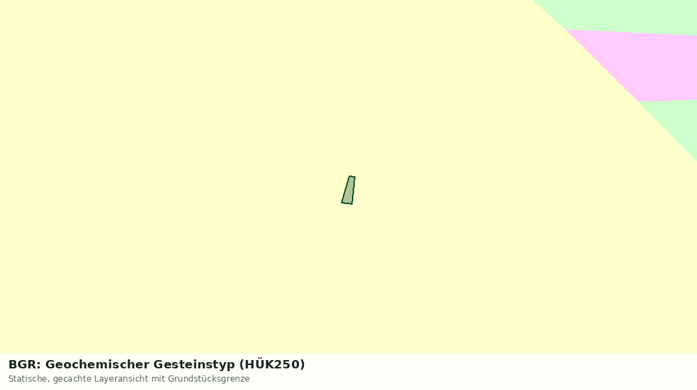 Statische Kartenansicht: BGR: Geochemischer Gesteinstyp (HÜK250)