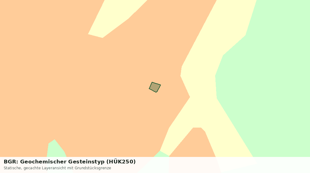 Statische Kartenansicht: BGR: Geochemischer Gesteinstyp (HÜK250)