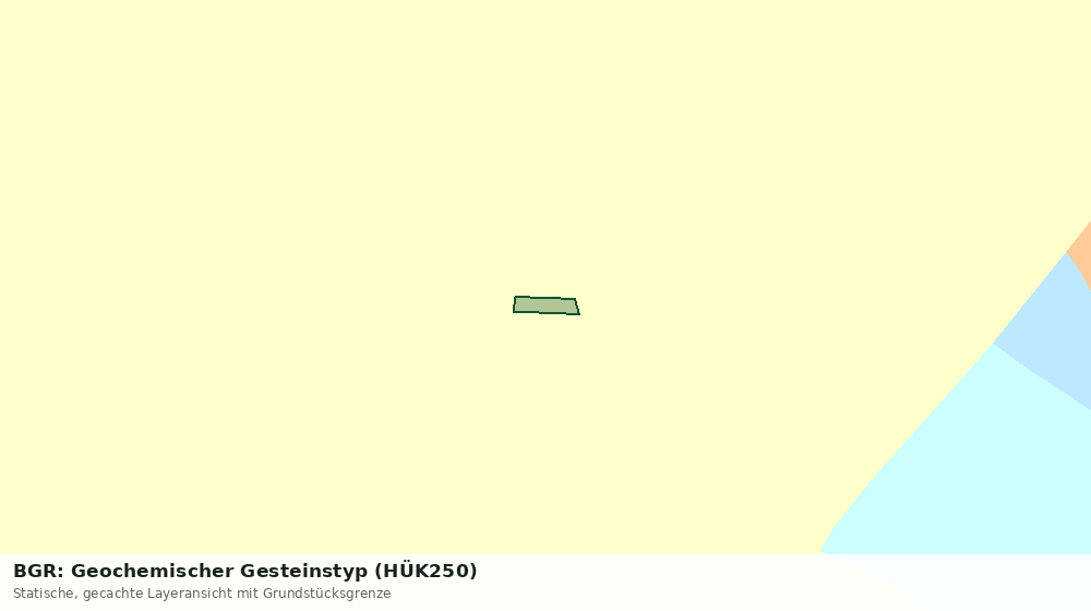 Statische Kartenansicht: BGR: Geochemischer Gesteinstyp (HÜK250)