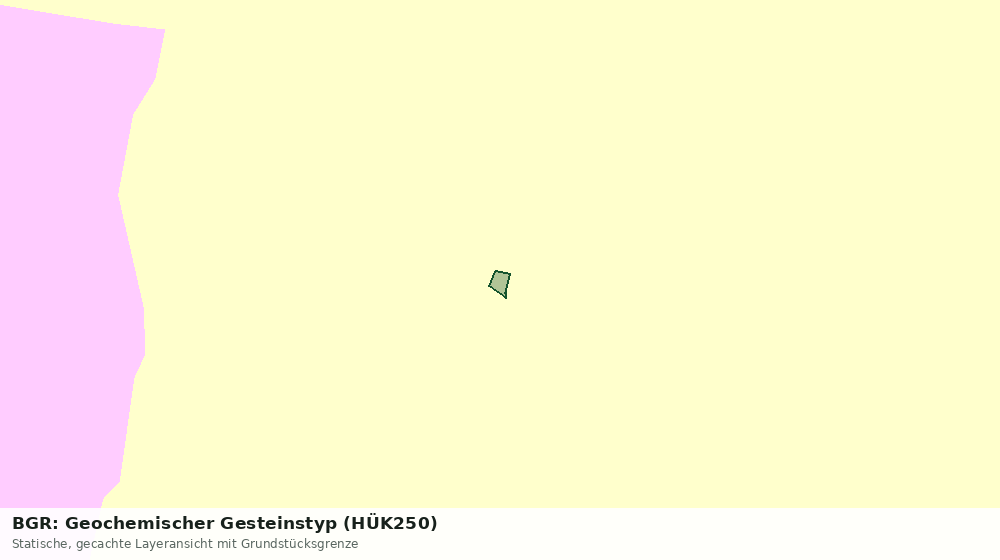 Statische Kartenansicht: BGR: Geochemischer Gesteinstyp (HÜK250)