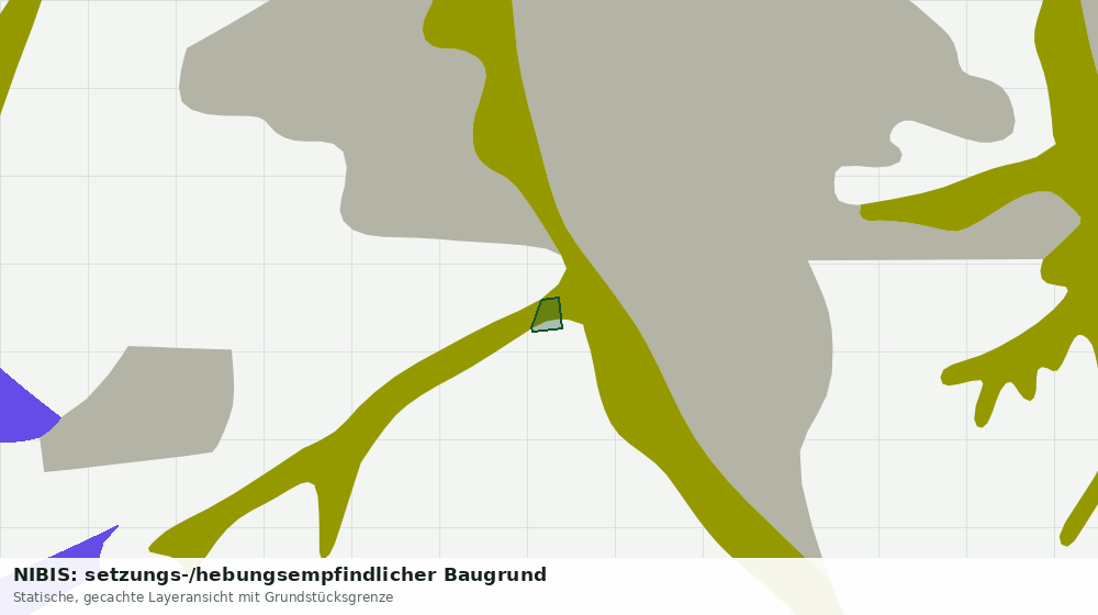 Statische Kartenansicht: NIBIS: setzungs-/hebungsempfindlicher Baugrund