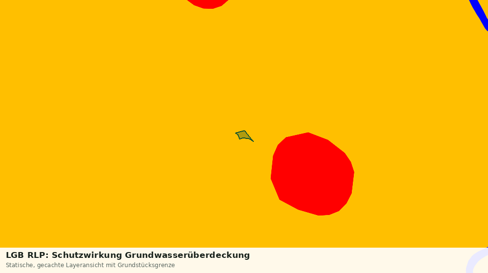 Statische Kartenansicht: LGB RLP: Schutzwirkung Grundwasserüberdeckung