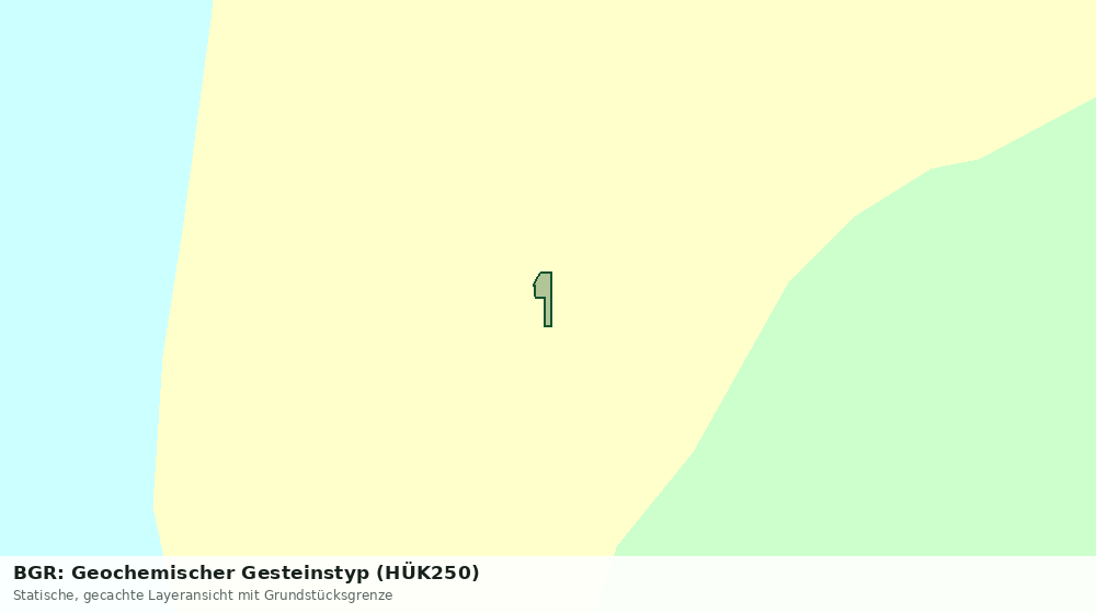 Statische Kartenansicht: BGR: Geochemischer Gesteinstyp (HÜK250)