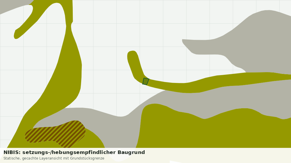 Statische Kartenansicht: NIBIS: setzungs-/hebungsempfindlicher Baugrund