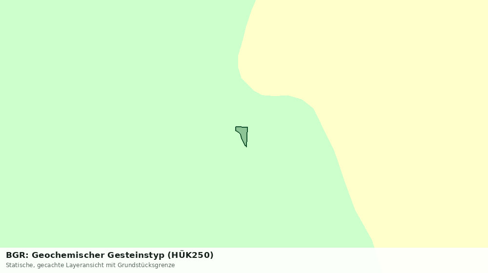 Statische Kartenansicht: BGR: Geochemischer Gesteinstyp (HÜK250)