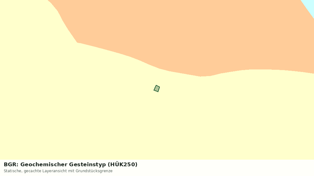 Statische Kartenansicht: BGR: Geochemischer Gesteinstyp (HÜK250)