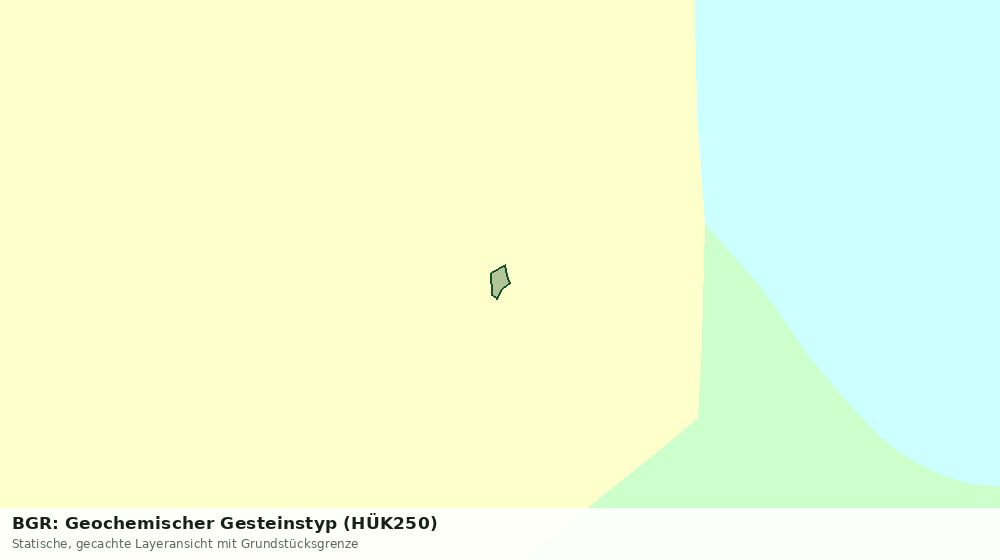 Statische Kartenansicht: BGR: Geochemischer Gesteinstyp (HÜK250)