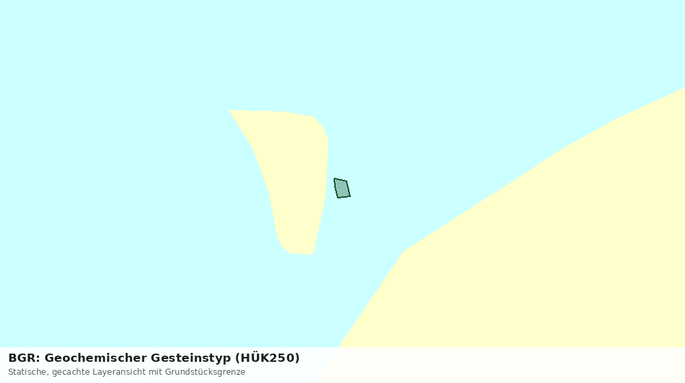 Statische Kartenansicht: BGR: Geochemischer Gesteinstyp (HÜK250)