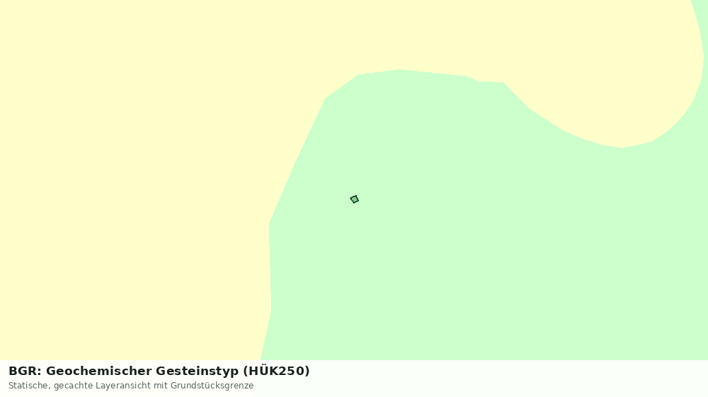 Statische Kartenansicht: BGR: Geochemischer Gesteinstyp (HÜK250)