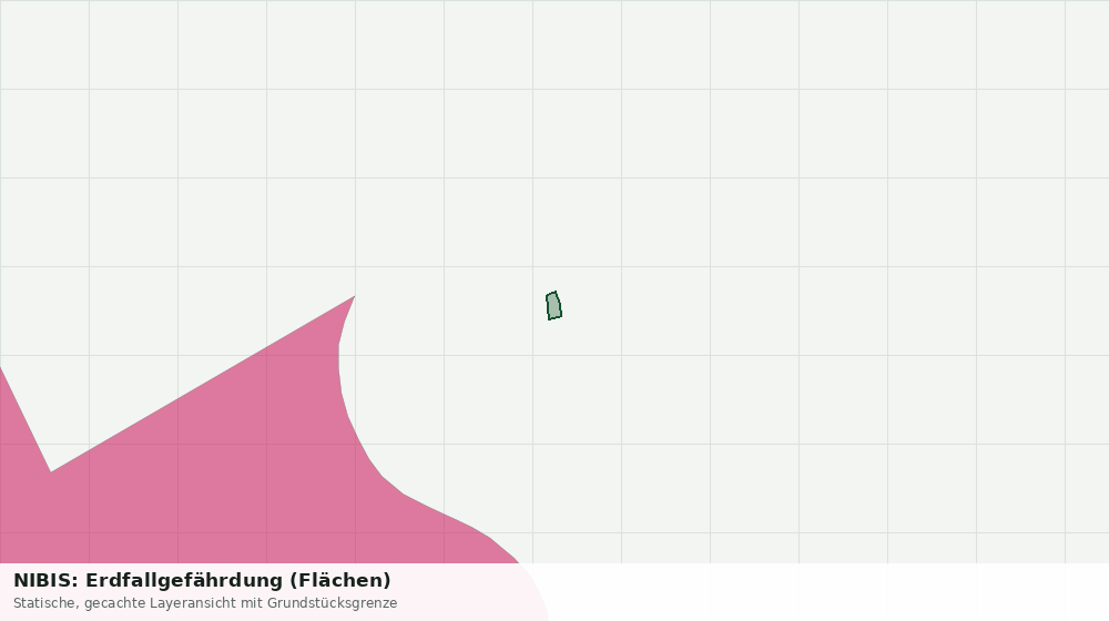 Statische Kartenansicht: NIBIS: Erdfallgefährdung (Flächen)