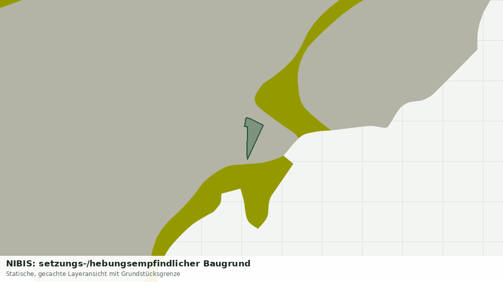 Statische Kartenansicht: NIBIS: setzungs-/hebungsempfindlicher Baugrund