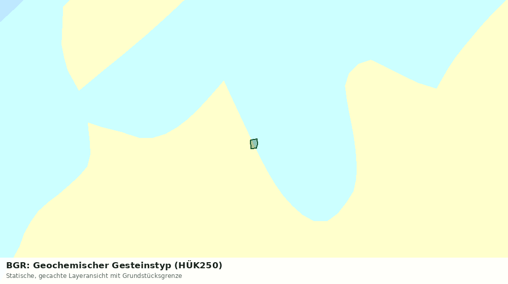 Statische Kartenansicht: BGR: Geochemischer Gesteinstyp (HÜK250)