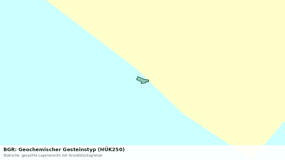 Statische Kartenansicht: BGR: Geochemischer Gesteinstyp (HÜK250)