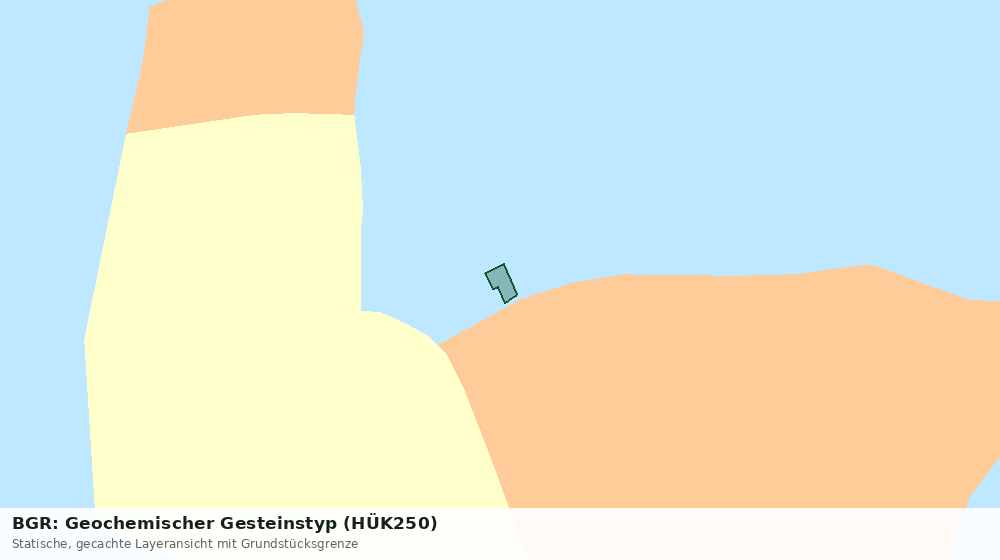Statische Kartenansicht: BGR: Geochemischer Gesteinstyp (HÜK250)
