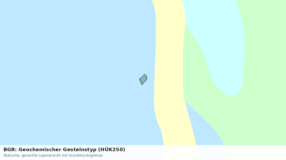 Statische Kartenansicht: BGR: Geochemischer Gesteinstyp (HÜK250)