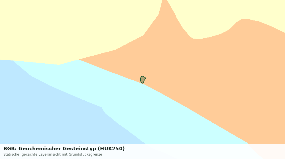 Statische Kartenansicht: BGR: Geochemischer Gesteinstyp (HÜK250)
