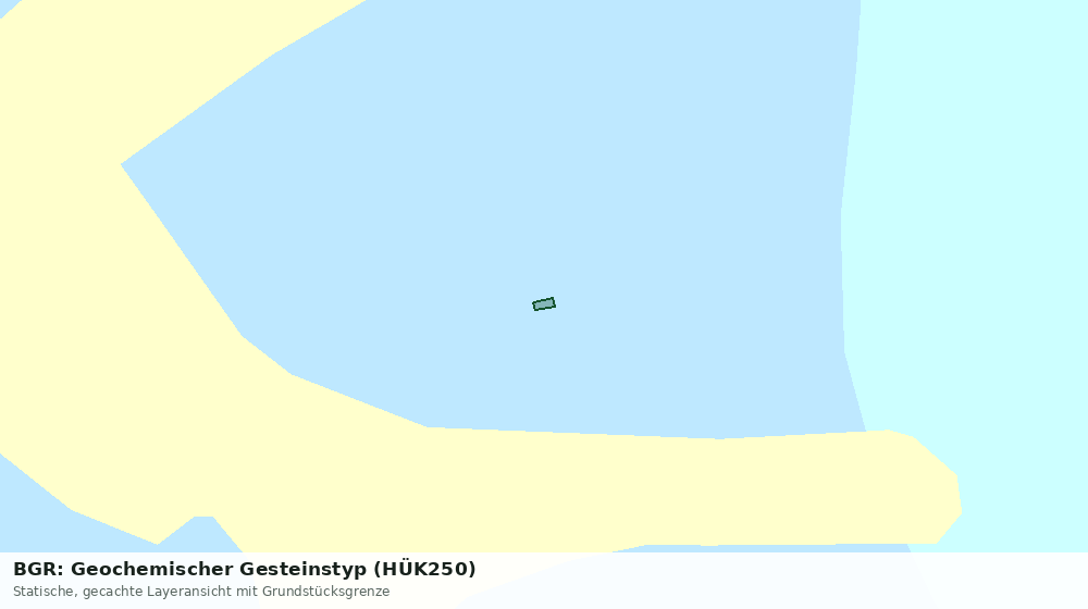 Statische Kartenansicht: BGR: Geochemischer Gesteinstyp (HÜK250)