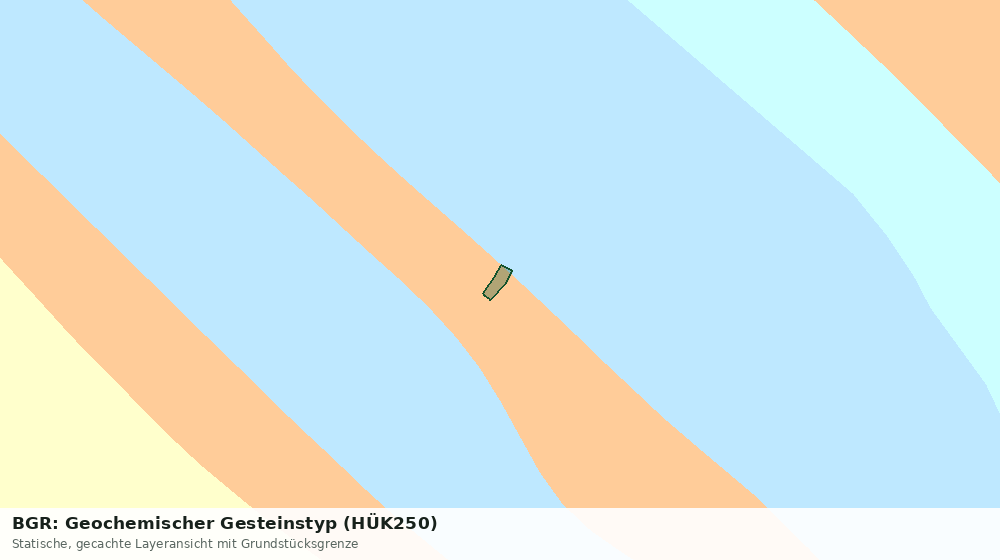 Statische Kartenansicht: BGR: Geochemischer Gesteinstyp (HÜK250)