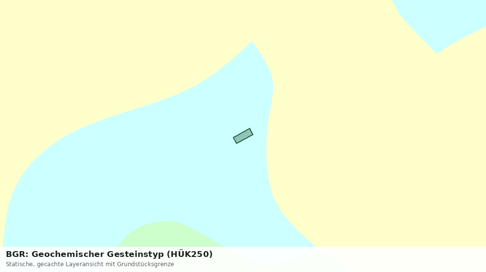 Statische Kartenansicht: BGR: Geochemischer Gesteinstyp (HÜK250)