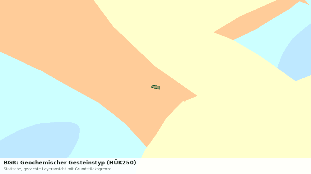 Statische Kartenansicht: BGR: Geochemischer Gesteinstyp (HÜK250)