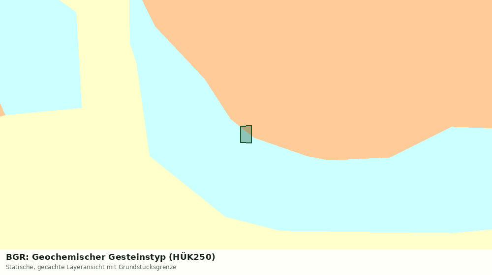 Statische Kartenansicht: BGR: Geochemischer Gesteinstyp (HÜK250)