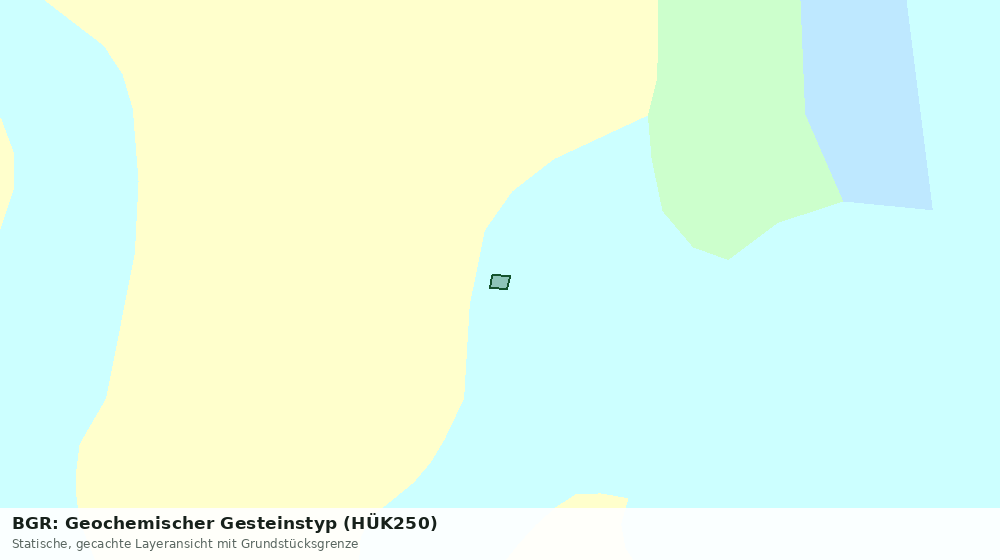Statische Kartenansicht: BGR: Geochemischer Gesteinstyp (HÜK250)