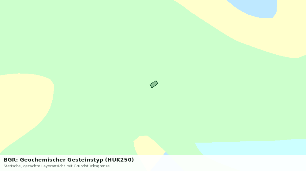 Statische Kartenansicht: BGR: Geochemischer Gesteinstyp (HÜK250)