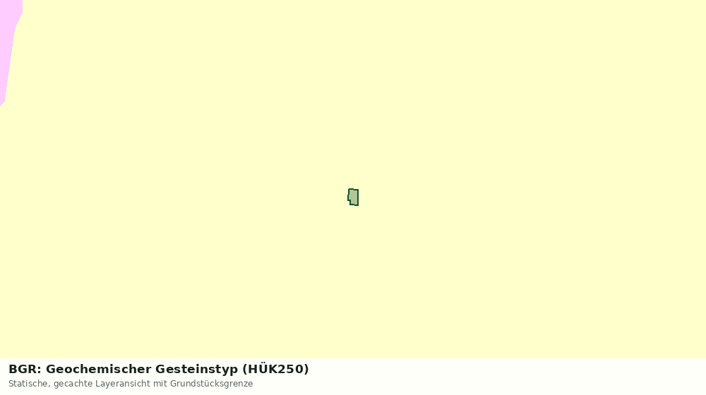 Statische Kartenansicht: BGR: Geochemischer Gesteinstyp (HÜK250)