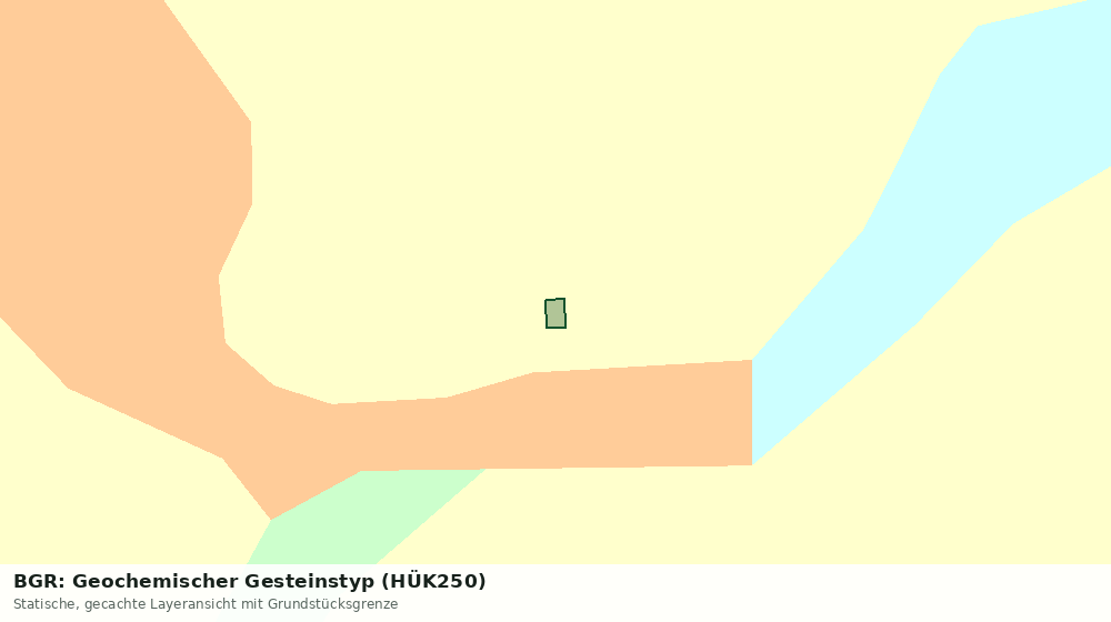 Statische Kartenansicht: BGR: Geochemischer Gesteinstyp (HÜK250)