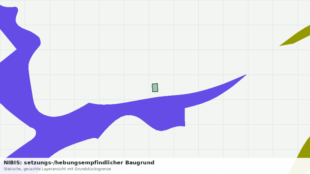 Statische Kartenansicht: NIBIS: setzungs-/hebungsempfindlicher Baugrund