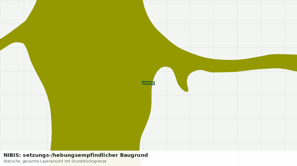 Statische Kartenansicht: NIBIS: setzungs-/hebungsempfindlicher Baugrund