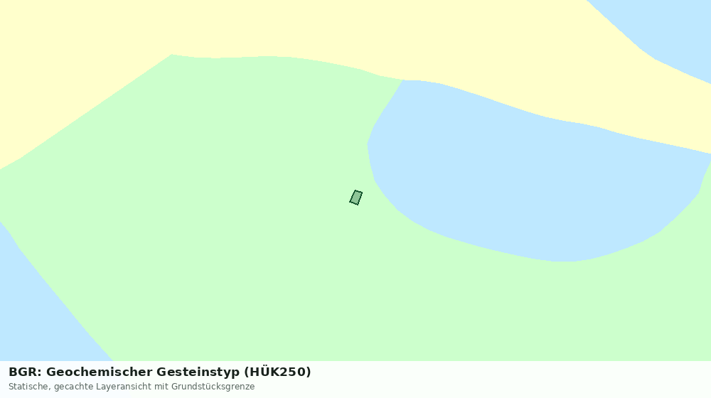 Statische Kartenansicht: BGR: Geochemischer Gesteinstyp (HÜK250)