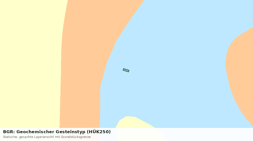 Statische Kartenansicht: BGR: Geochemischer Gesteinstyp (HÜK250)