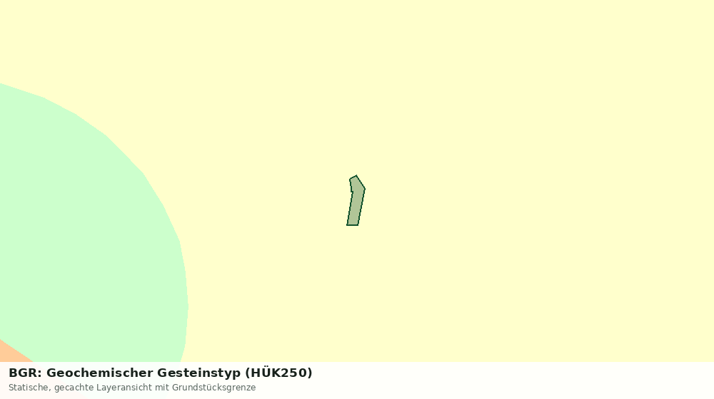 Statische Kartenansicht: BGR: Geochemischer Gesteinstyp (HÜK250)