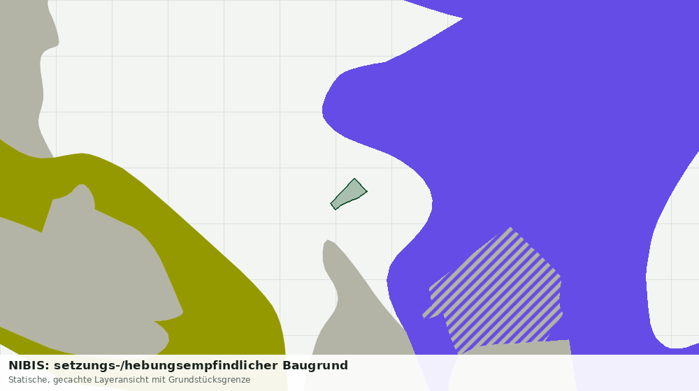 Statische Kartenansicht: NIBIS: setzungs-/hebungsempfindlicher Baugrund