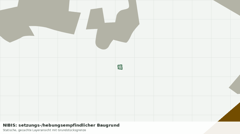 Statische Kartenansicht: NIBIS: setzungs-/hebungsempfindlicher Baugrund