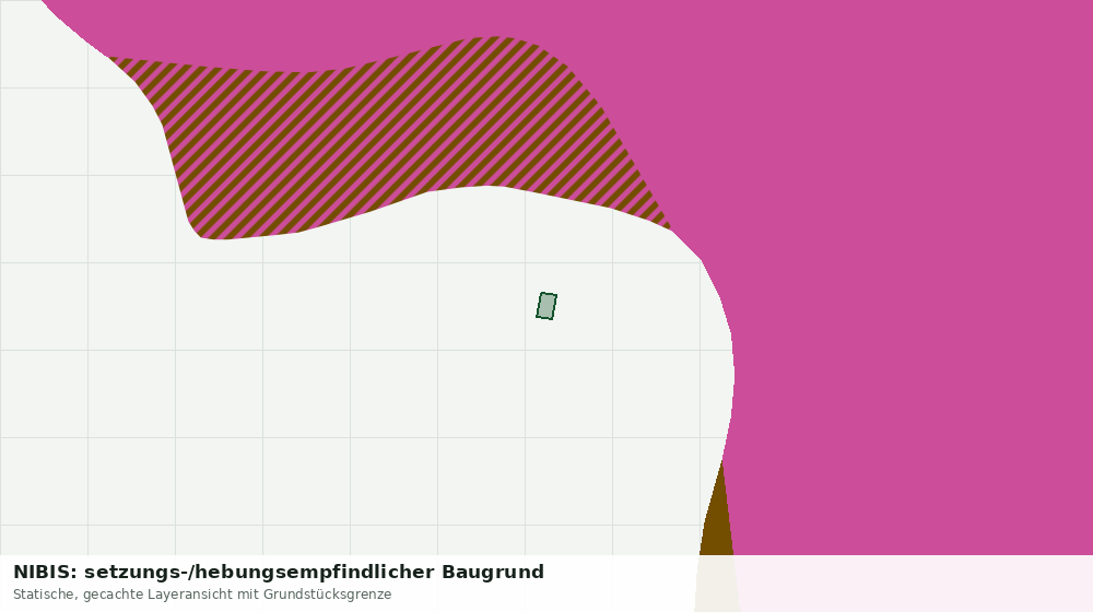 Statische Kartenansicht: NIBIS: setzungs-/hebungsempfindlicher Baugrund