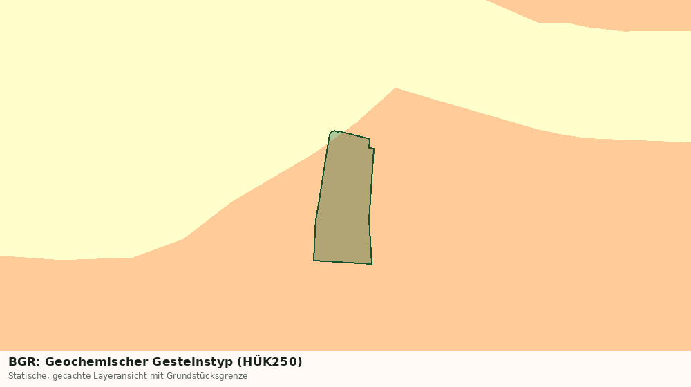Statische Kartenansicht: BGR: Geochemischer Gesteinstyp (HÜK250)