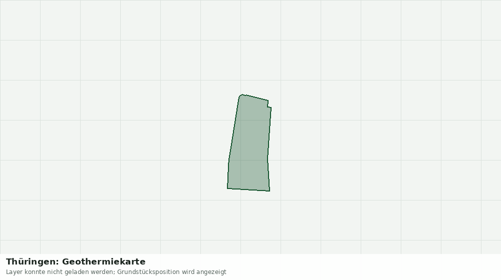 Statische Kartenansicht: Thüringen: Geothermiekarte