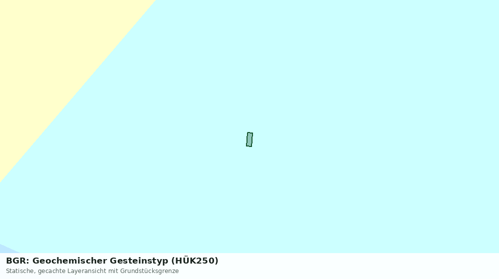 Statische Kartenansicht: BGR: Geochemischer Gesteinstyp (HÜK250)