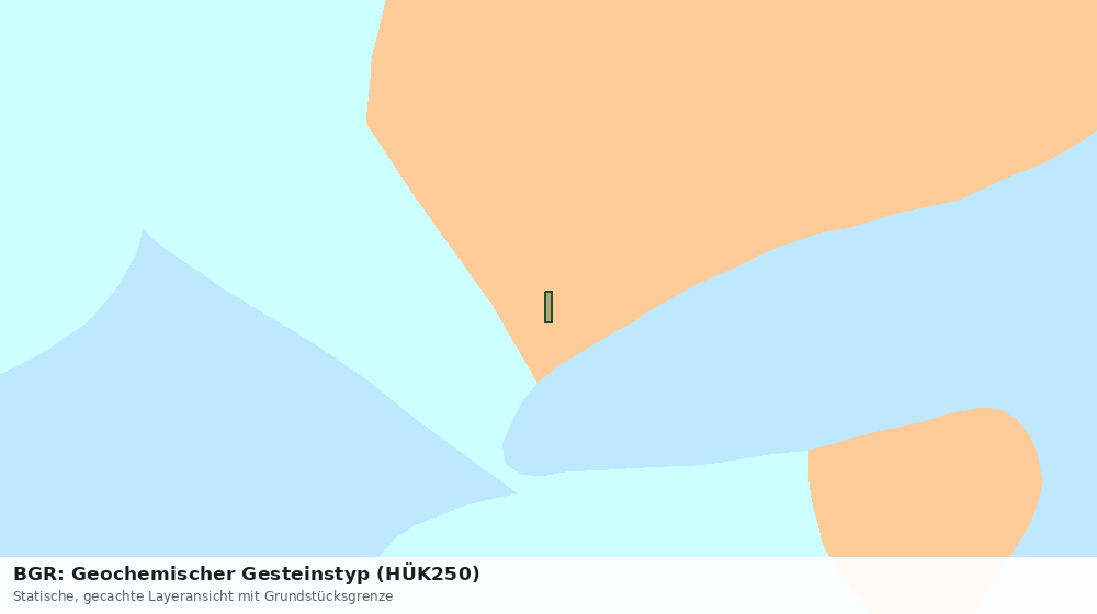 Statische Kartenansicht: BGR: Geochemischer Gesteinstyp (HÜK250)