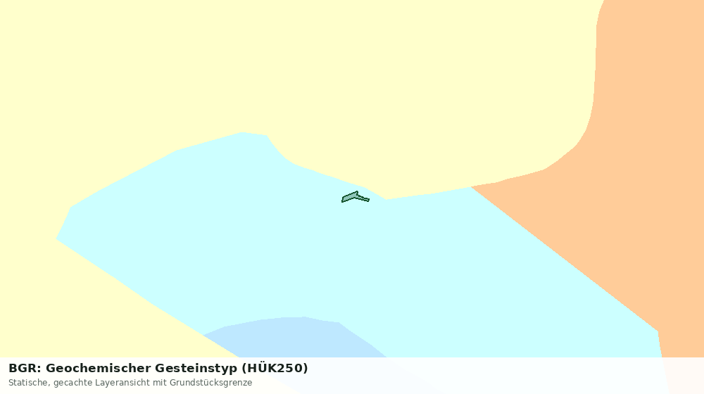 Statische Kartenansicht: BGR: Geochemischer Gesteinstyp (HÜK250)