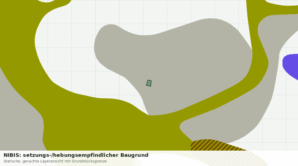 Statische Kartenansicht: NIBIS: setzungs-/hebungsempfindlicher Baugrund