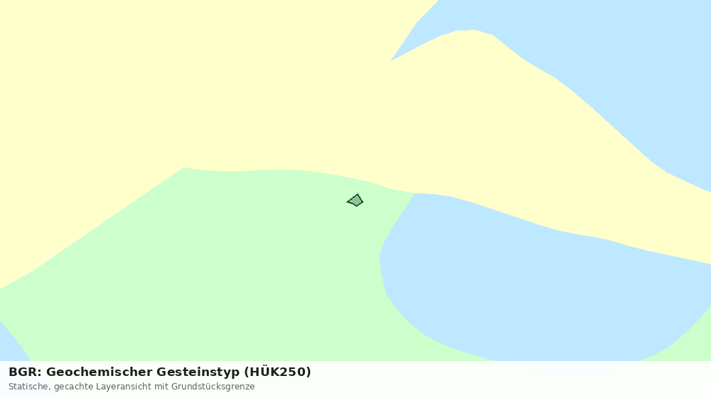 Statische Kartenansicht: BGR: Geochemischer Gesteinstyp (HÜK250)