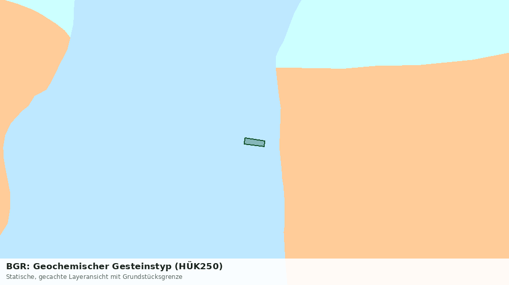 Statische Kartenansicht: BGR: Geochemischer Gesteinstyp (HÜK250)