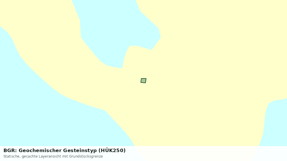 Statische Kartenansicht: BGR: Geochemischer Gesteinstyp (HÜK250)