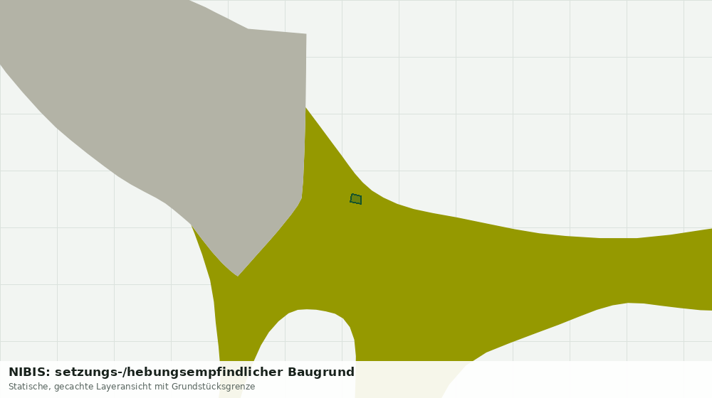 Statische Kartenansicht: NIBIS: setzungs-/hebungsempfindlicher Baugrund