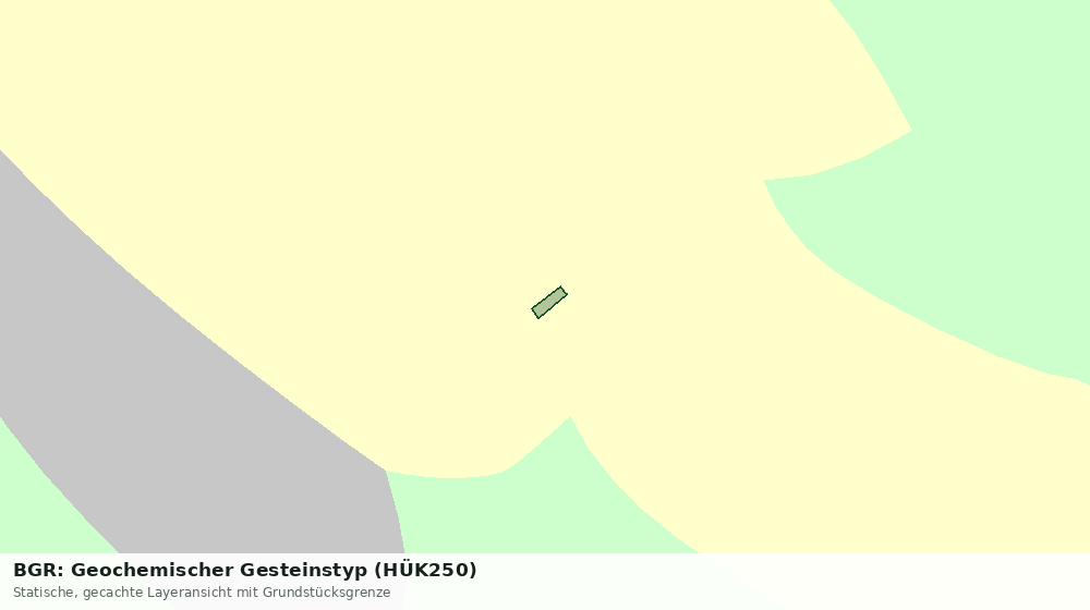 Statische Kartenansicht: BGR: Geochemischer Gesteinstyp (HÜK250)